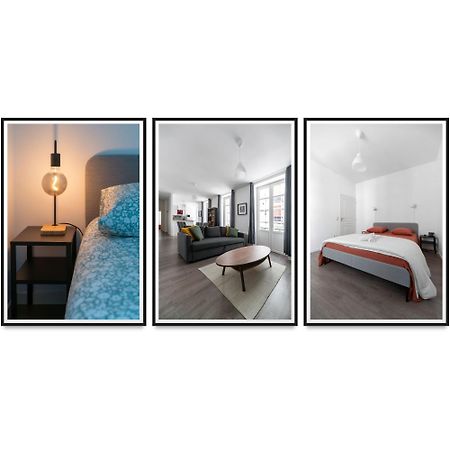 Le Brit - Grand Appartement Design, 3 Chambres, Centre Ville Виши Екстериор снимка